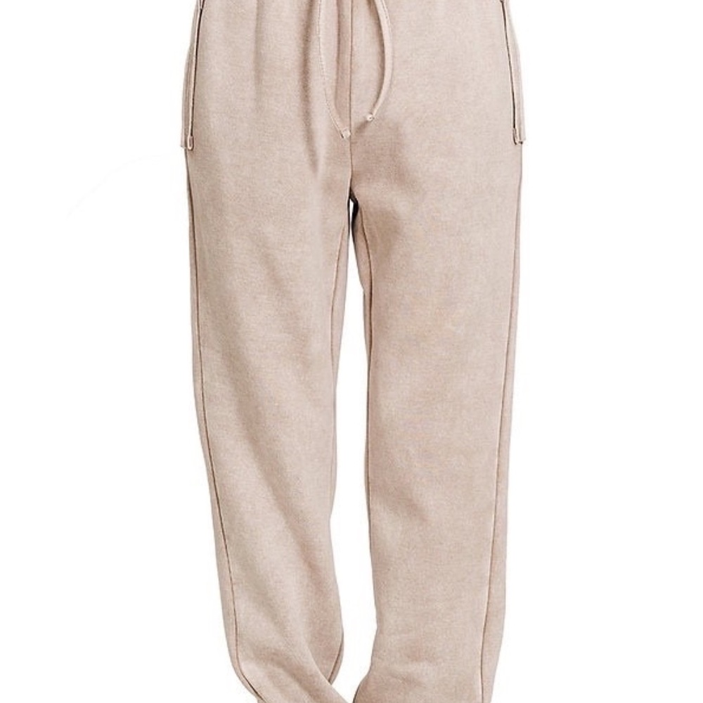 New Zenana Acid Wash Fleece Drawstring Sweatpants Ash Pockets Joggers New - Picture 5 of 7